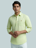 TerraDesi Breathable Cotton Short Kurta – Timeless Men's Style (SE83)