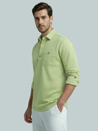 TerraDesi Men's Solid Cotton Short Kurta – Smart Everyday Style (SE88)