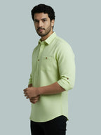 TerraDesi Men's Solid Cotton Short Kurta | Casual Full Sleeve Regular Fit (SE89)