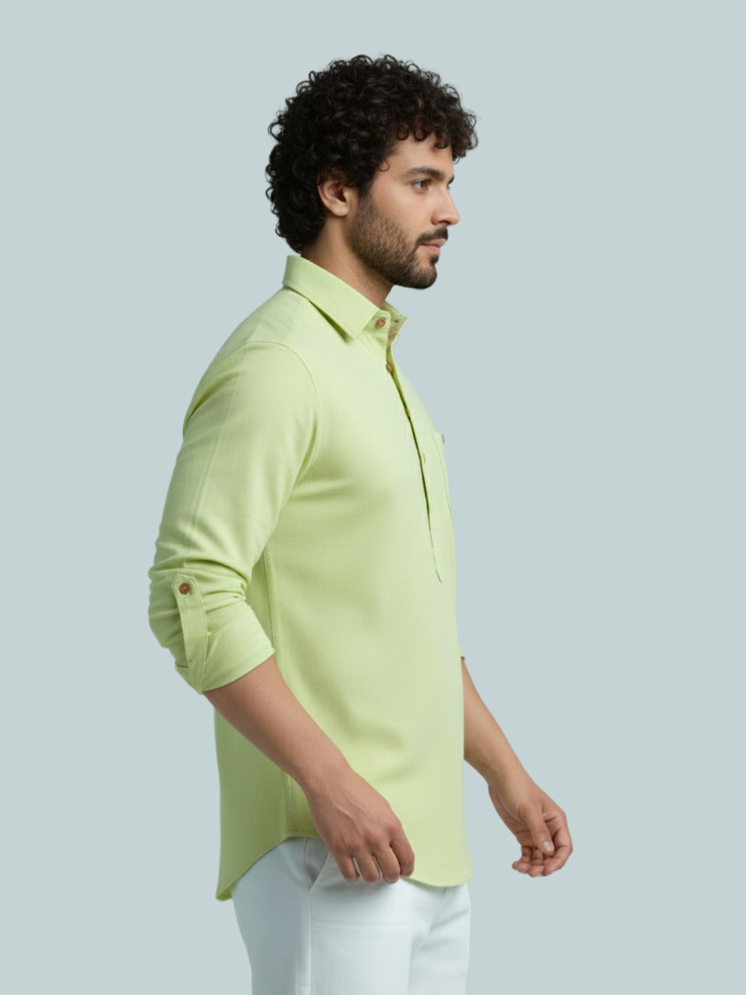 TerraDesi Modern Cotton Kurta for Men – Casual Ethnic Essential (SE86)