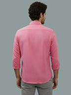 TerraDesi Onyx Stealth Solid Cotton Blend Formal Shirt