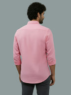TerraDesi Ruby Regal Solid Cotton Blend Formal Shirt