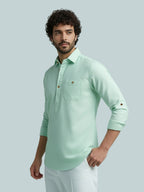 TerraDesi Modern Cotton Kurta for Men – Casual Ethnic Essential (SE86)