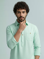TerraDesi Modern Cotton Kurta for Men – Casual Ethnic Essential (SE86)