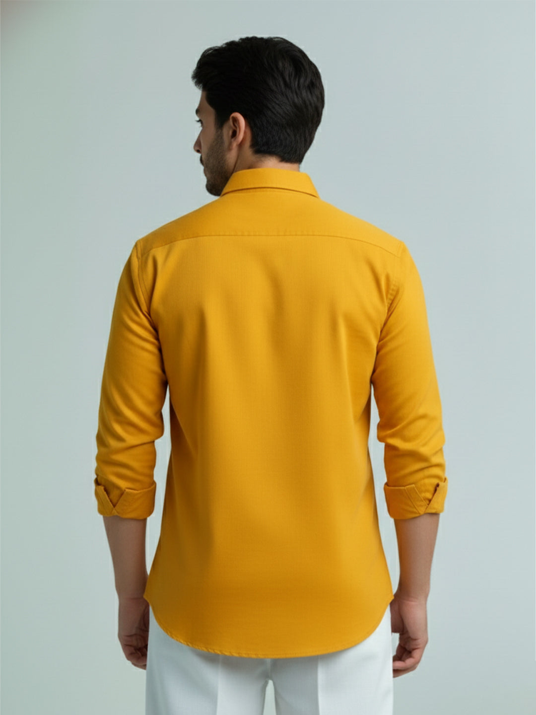 TerraDesi Men's Premium Cotton Short Kurta – Modern Ethnic Essential (SE82)