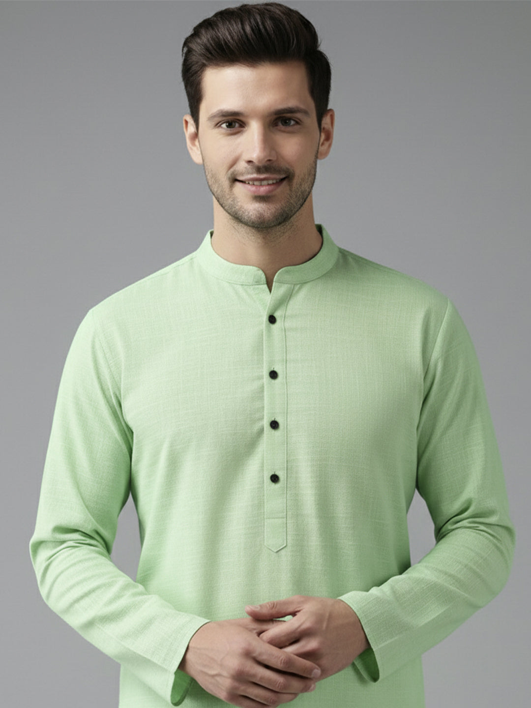 TerraDesi Midnight Classic Cotton Kurta Pajama Set
