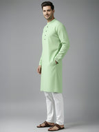 TerraDesi Midnight Classic Cotton Kurta Pajama Set