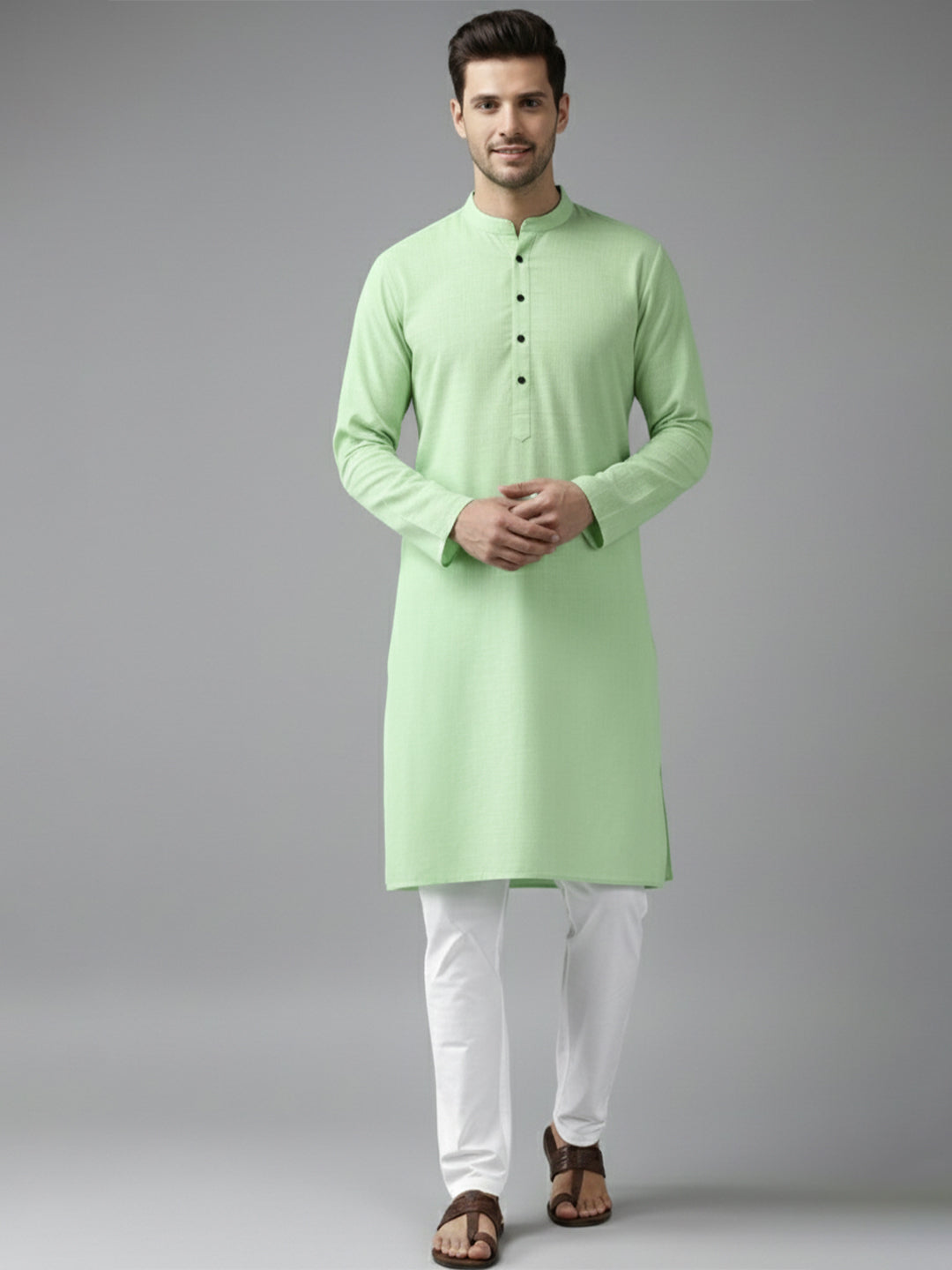TerraDesi Midnight Classic Cotton Kurta Pajama Set