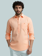 TerraDesi Modern Cotton Kurta for Men – Casual Ethnic Essential (SE86)