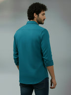 TerraDesi Ruby Regal Solid Cotton Blend Formal Shirt