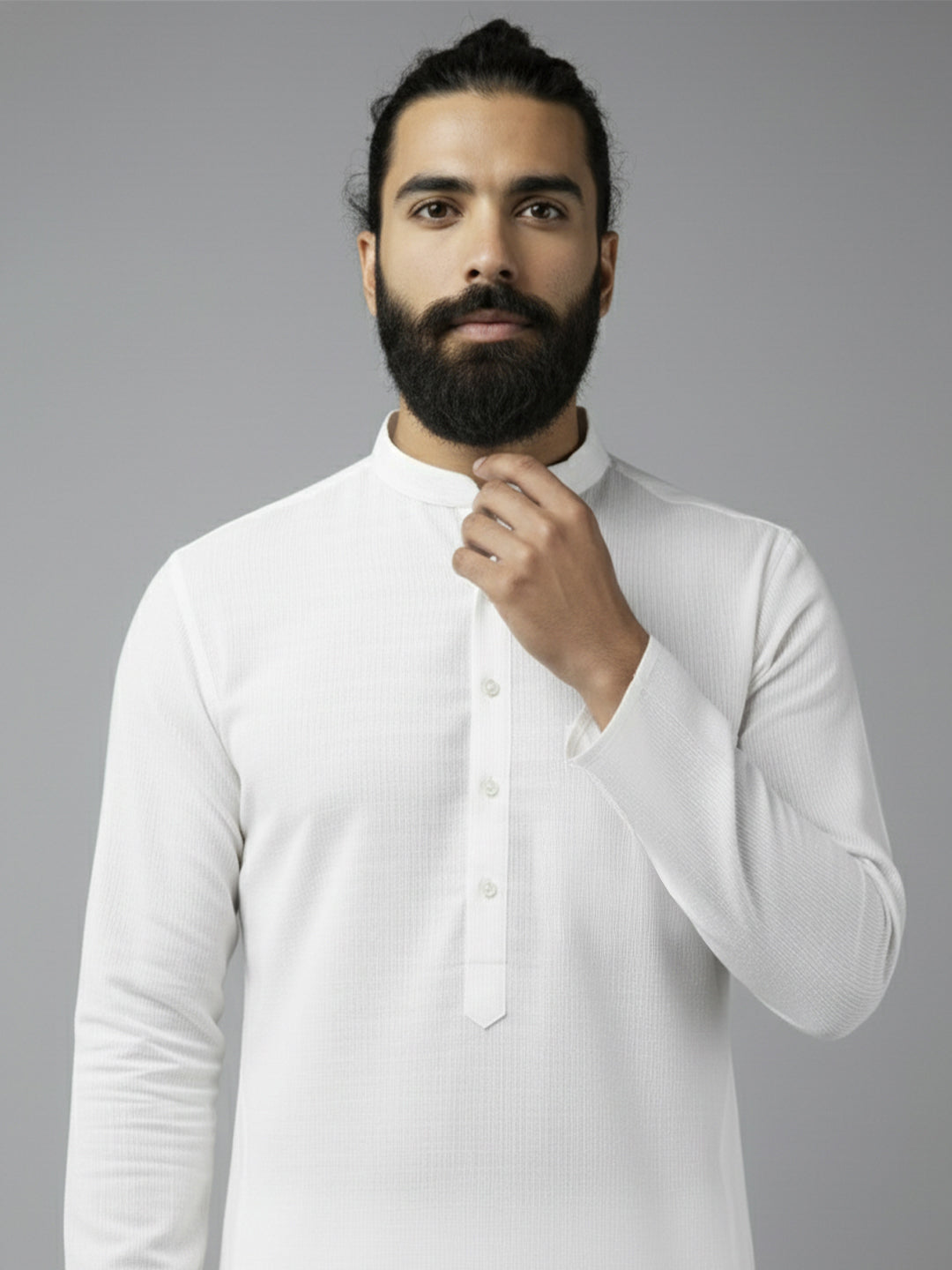 TerraDesi Midnight Classic Cotton Kurta Pajama Set