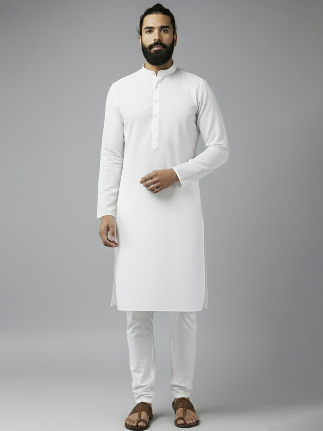 TerraDesi Midnight Classic Cotton Kurta Pajama Set