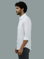 TerraDesi Ruby Regal Solid Cotton Blend Formal Shirt