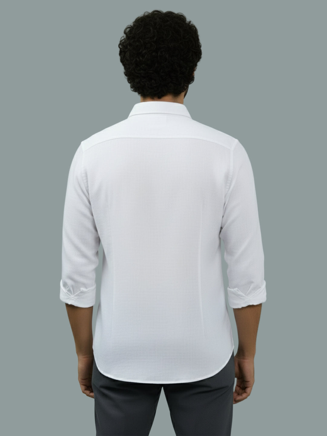 TerraDesi Ruby Regal Solid Cotton Blend Formal Shirt