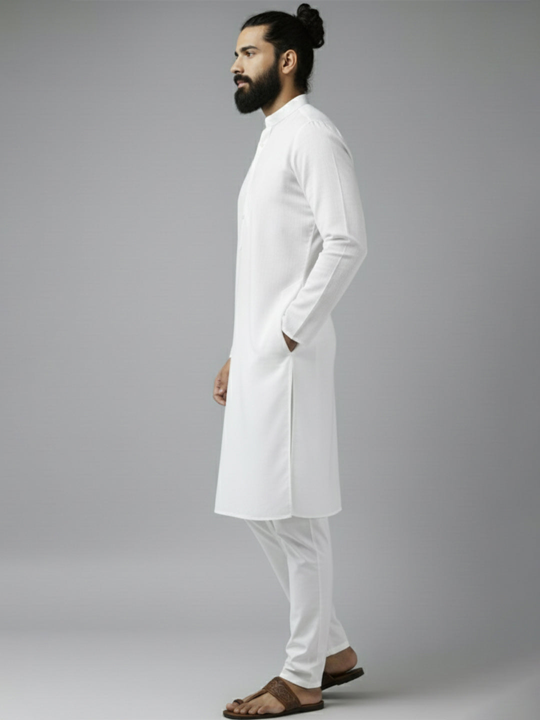 TerraDesi Midnight Classic Cotton Kurta Pajama Set