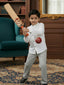 TerraDesi Junior Alabaster Grace Solid Mandarin Shirt