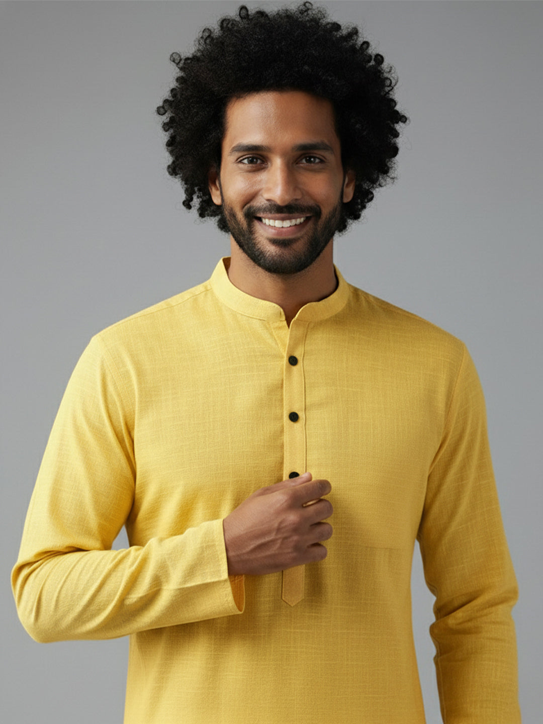 TerraDesi Midnight Classic Cotton Kurta Pajama Set